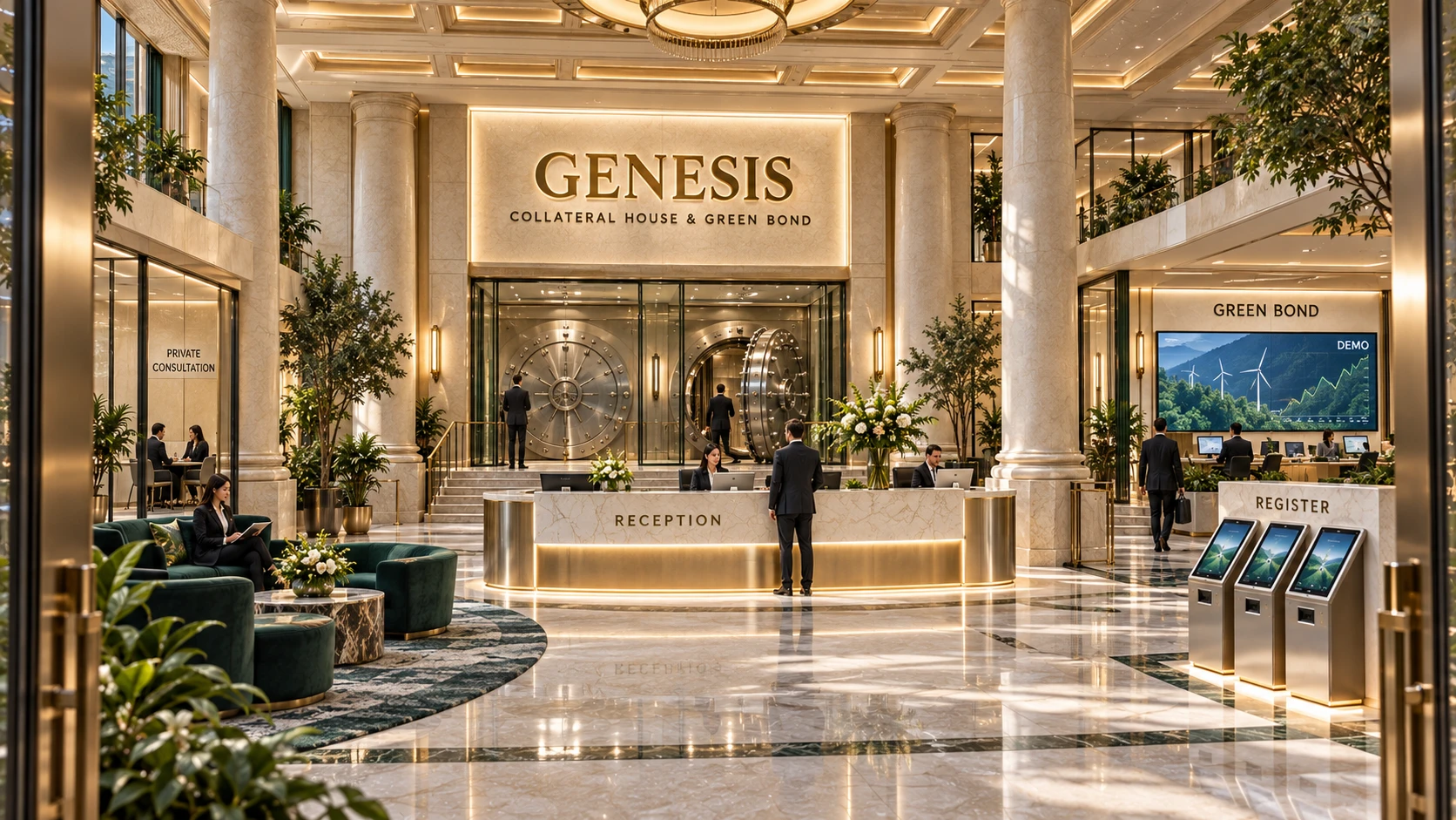 GENESIS Collateral House & Green Bond exhibition hall