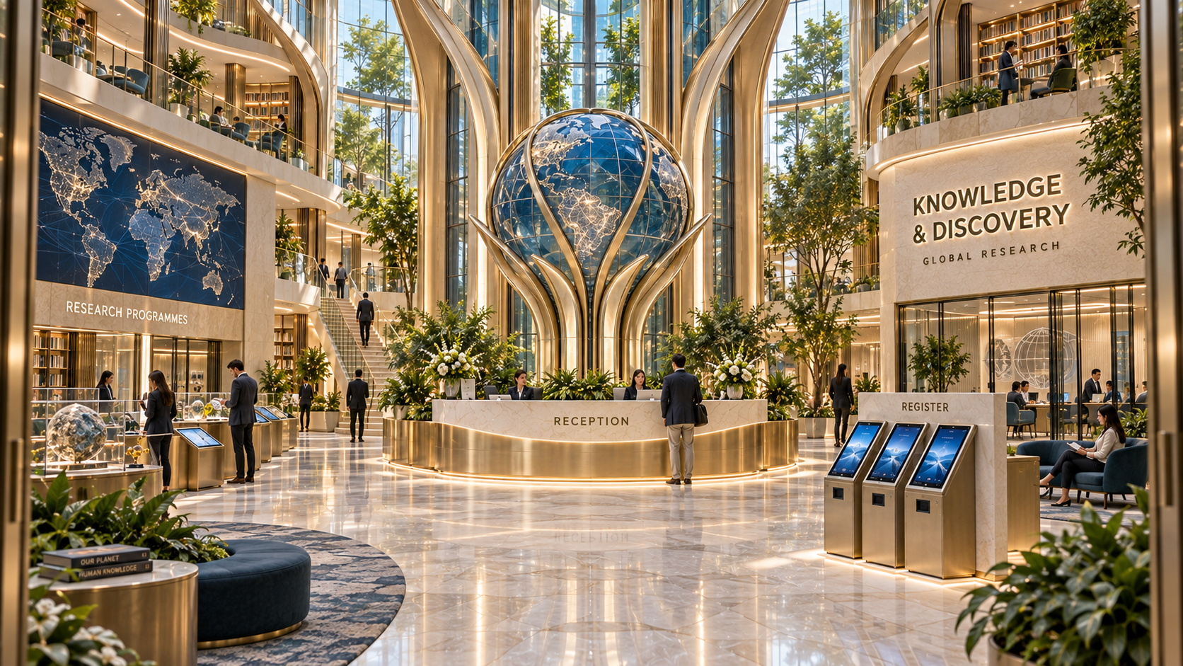 Global Franchise Management and Research exhibition hall